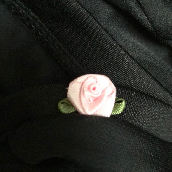 Children’s Black Chiffon Rose Skirt by Danskin - Picture 3 of 3